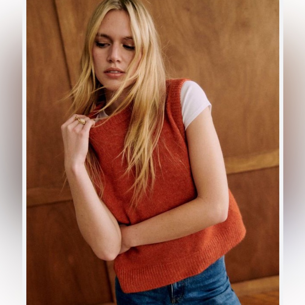Sezane Samuel Jumper Copper - Size M